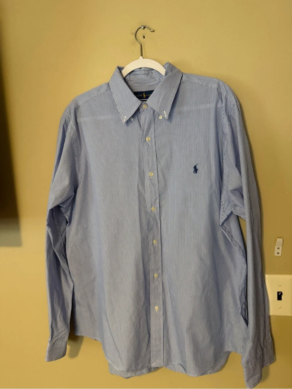 Polo by Ralph Lauren Light Blue Striped Button-Down Shirt